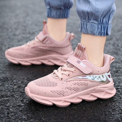 Girls' Mesh Breathable Casual Running Shoes