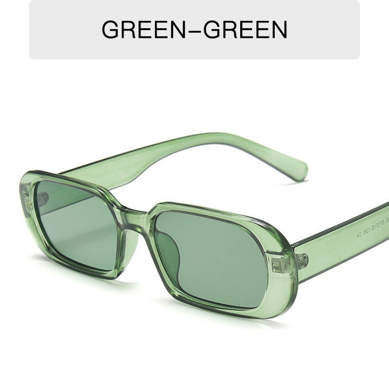 Retro Small Frame Sunglasses Colorful Fashion Sunglasses