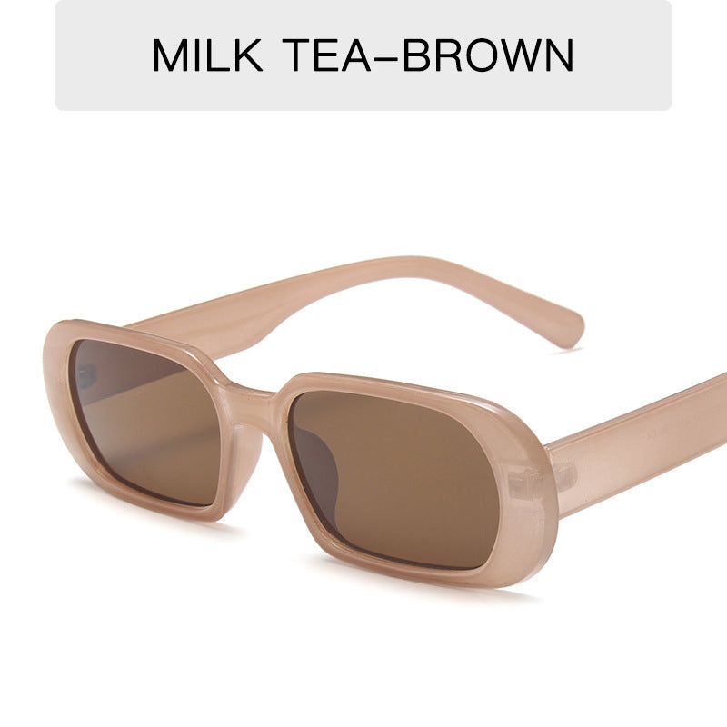 Retro Small Frame Sunglasses Colorful Fashion Sunglasses