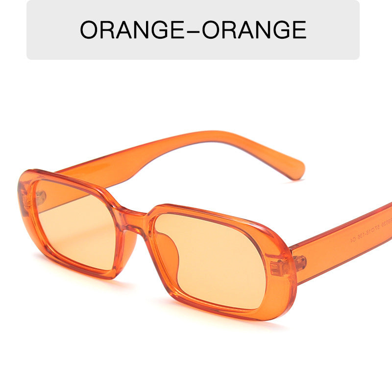 Retro Small Frame Sunglasses Colorful Fashion Sunglasses