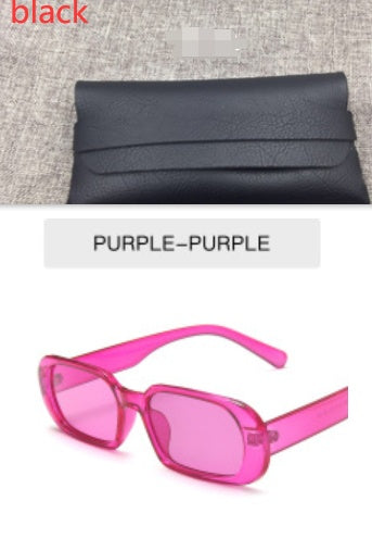 Retro Small Frame Sunglasses Colorful Fashion Sunglasses