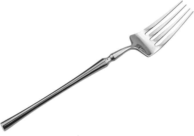 Silver Silverware Set, 5-Piece 18/10 Stainless Steel Flatware Cutlery Set for 1,Mirror Finish, Ideal for Wedding Festival Party Home Kitchen, Dishwasher Safe