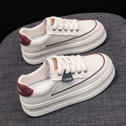 Flat All-Match Sports Casual White Shoes For Women