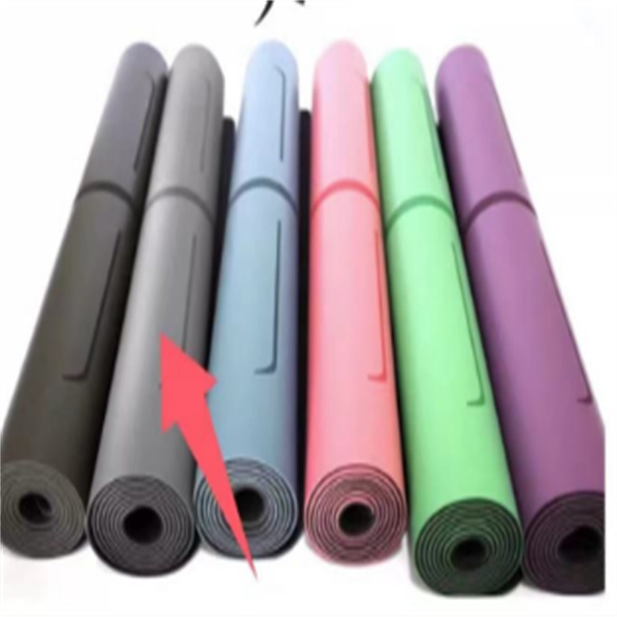 Natural Rubber Non-slip Professional 5mm Thickness Yoga Mat