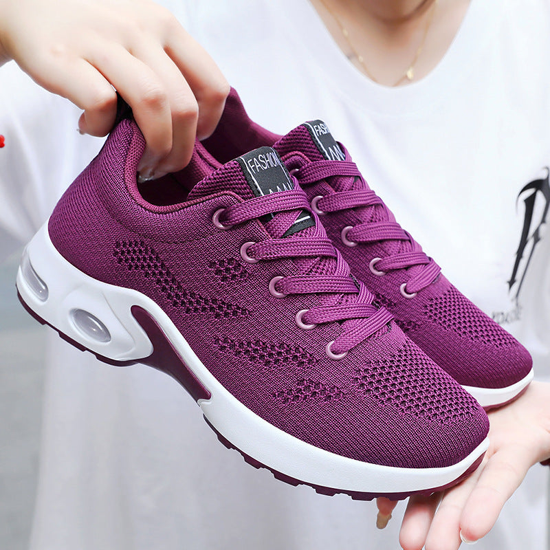 Women's Korean Style Casual Air Cushion Running Shoes Breathable