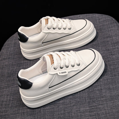 Flat All-Match Sports Casual White Shoes For Women