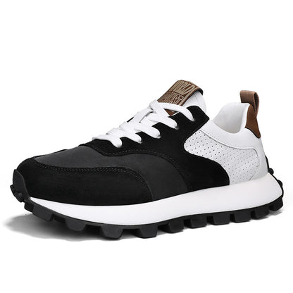 Men's Shoes Sports Casual Leather Dad Shoes