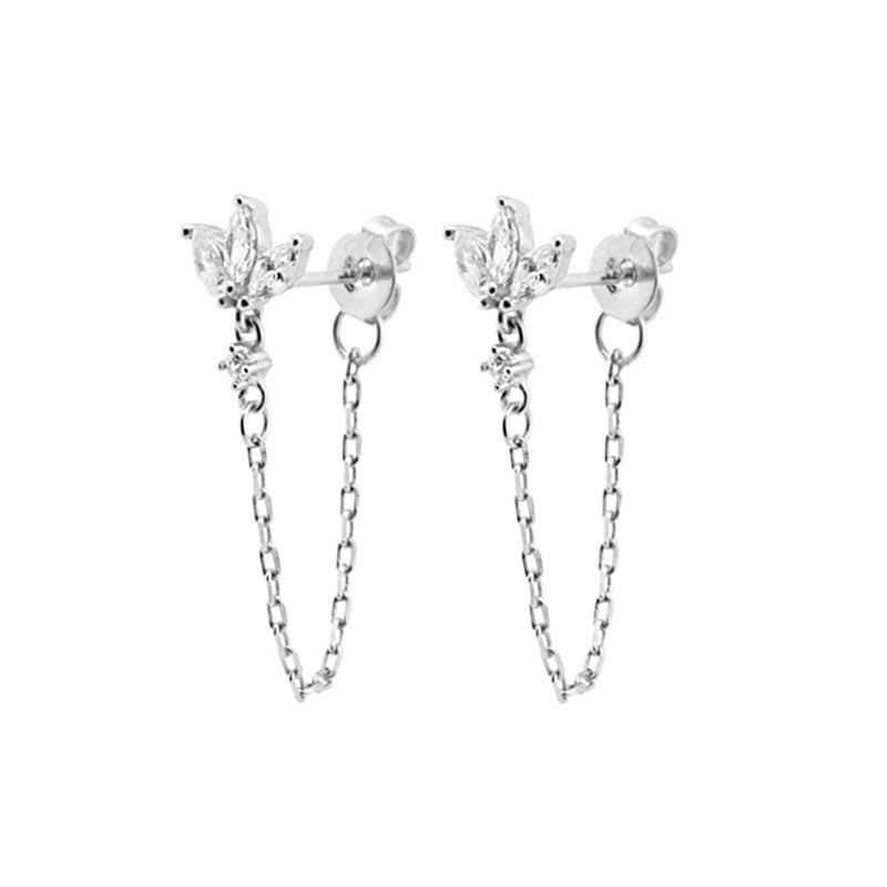 Luxury Butterfly Zircon Ear Stud Earring Fashion Trend