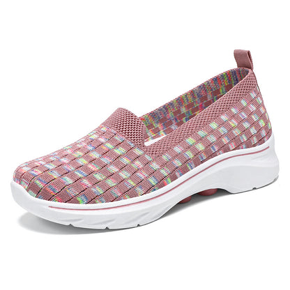 Fashion Colorblock Platform Casual Women's Breathable Shoes