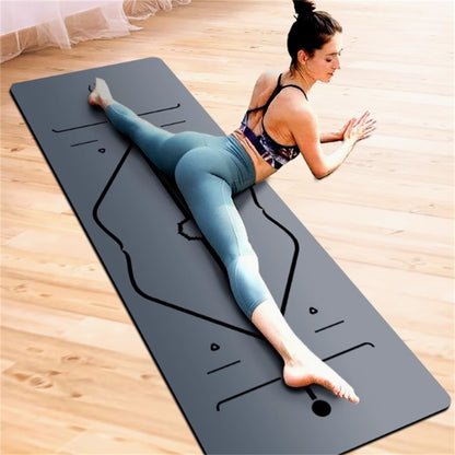 Natural Rubber Non-slip Professional 5mm Thickness Yoga Mat