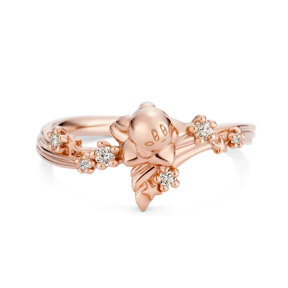 U-TREASURE Kirby of Stars Kirby's Dream Land Ring Twinkle Star Pink Gold 7,9