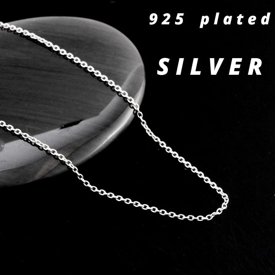 X BIG CRESCENT MOON STAR Pendant 925 Sterling Silver 22" Necklace men women