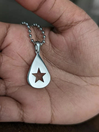 Conan Gray Silver Stainless Steel Found Heaven Star Pendant and Ball Chain Gift
