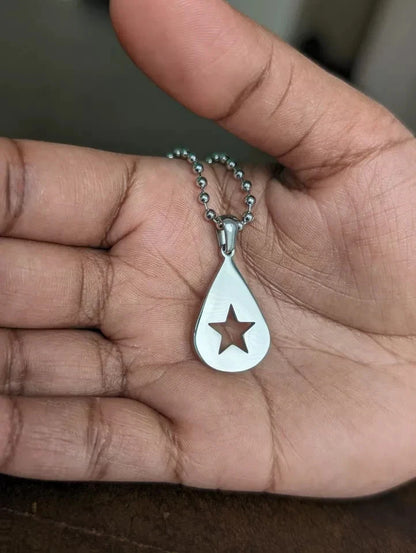 Conan Gray Silver Stainless Steel Found Heaven Star Pendant and Ball Chain Gift