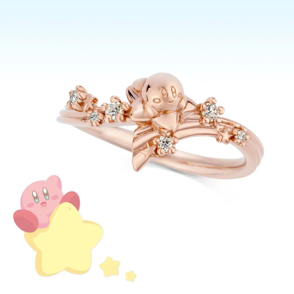 U-TREASURE Kirby of Stars Kirby's Dream Land Ring Twinkle Star Pink Gold 7,9